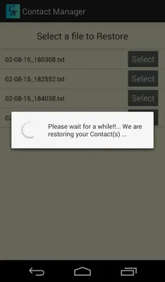 Contact Manager android App screenshot 2