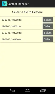 Contact Manager android App screenshot 3